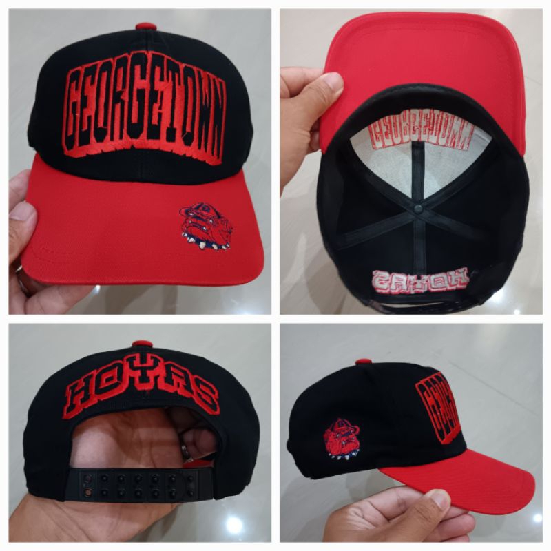 Topi vintage george town hoyas setelan