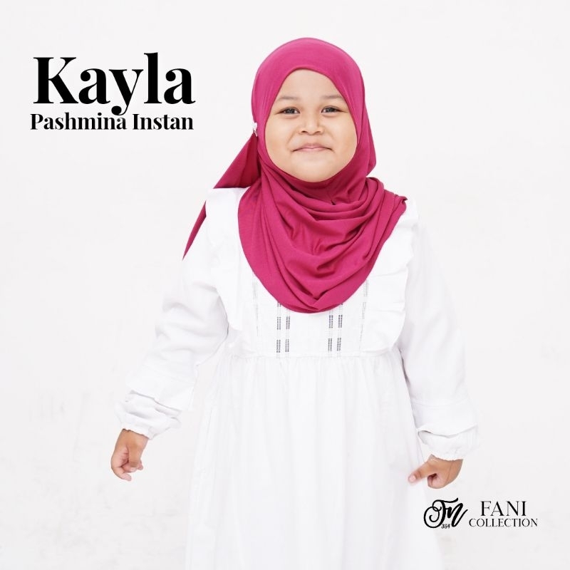 Kayla Pashmina Instan Anak