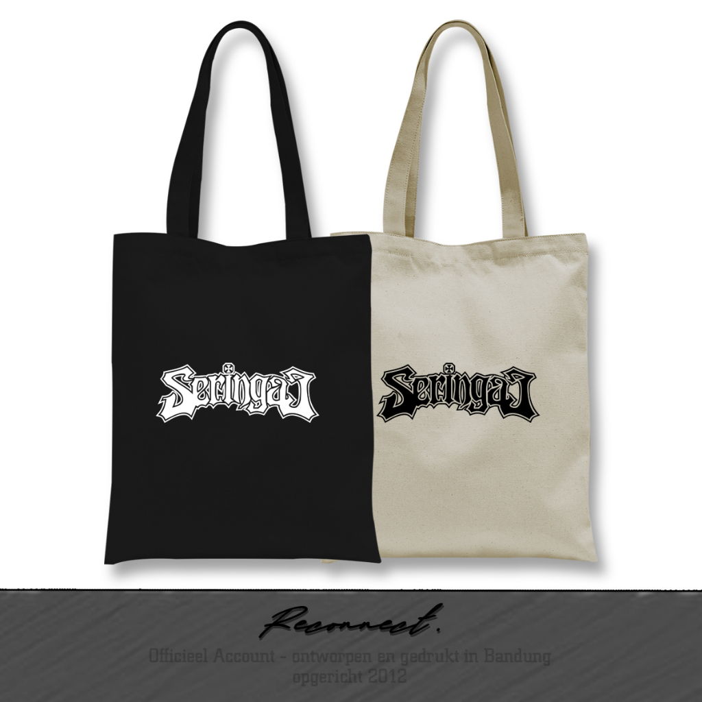 Reconnect Totebag Motif Logo Seringai - GRATIS TAMBAH NAMA