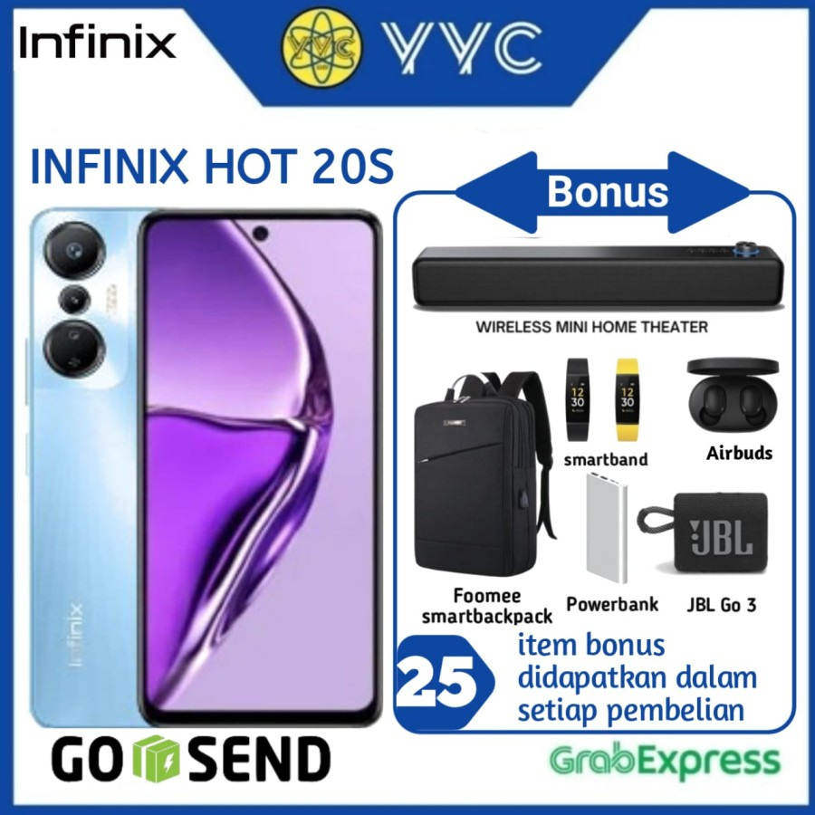 INFINIX HOT 20S RAM 8GB ROM 128GB - GARANSI RESMI