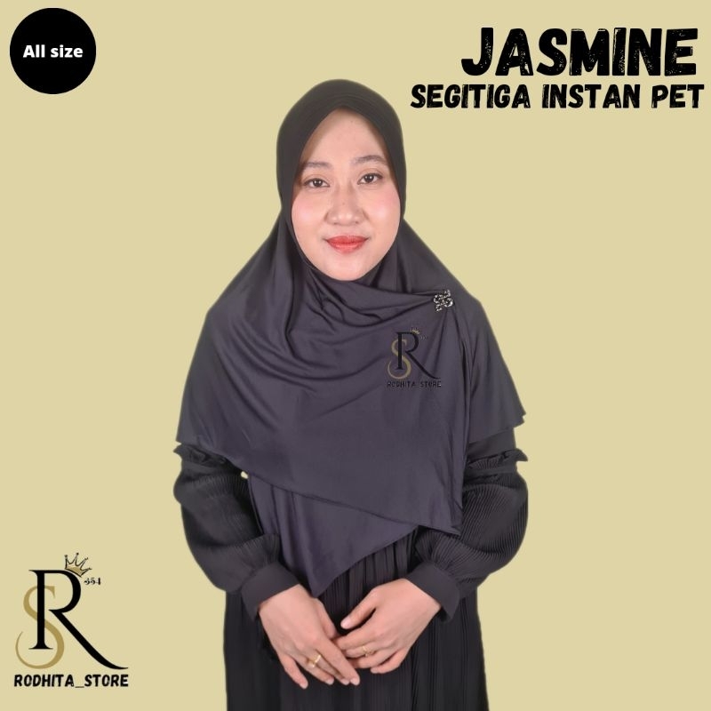 JASMINE Segitiga Instan/segitiga instan jersey/segitiga malay/segitiga pet/jilbab instan/segitiga no