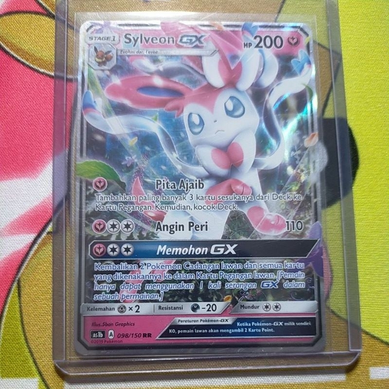 Sylveon GX Foil AS1b 098/150 Pokemon TCG Indonesia Hantaman Pertama