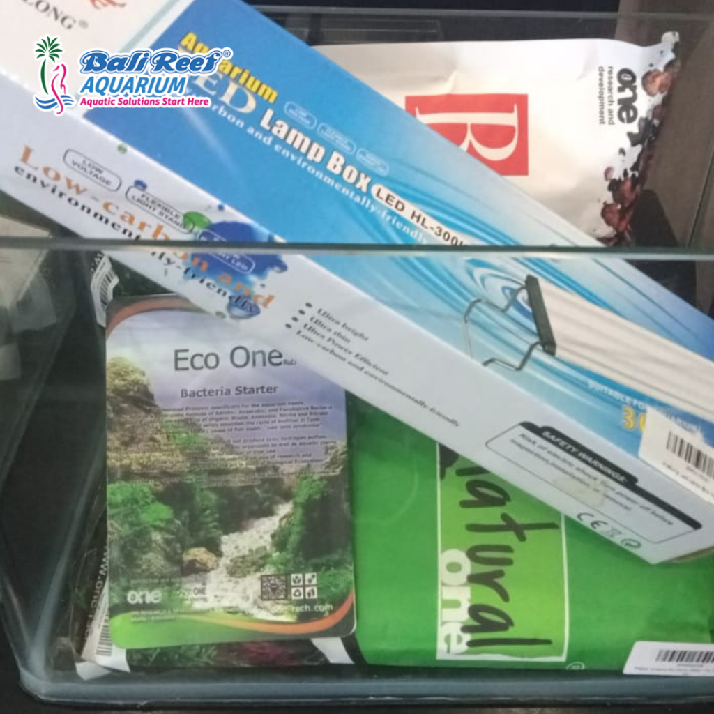 Aquarium Optic Clear Paketan Alat Aquascape Lengkap Alat Dan Media 11L