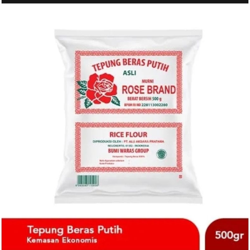 

tepung beras putih (rose brand)