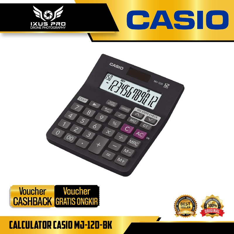 

Casio MJ-12D-BK - Kalkulator
