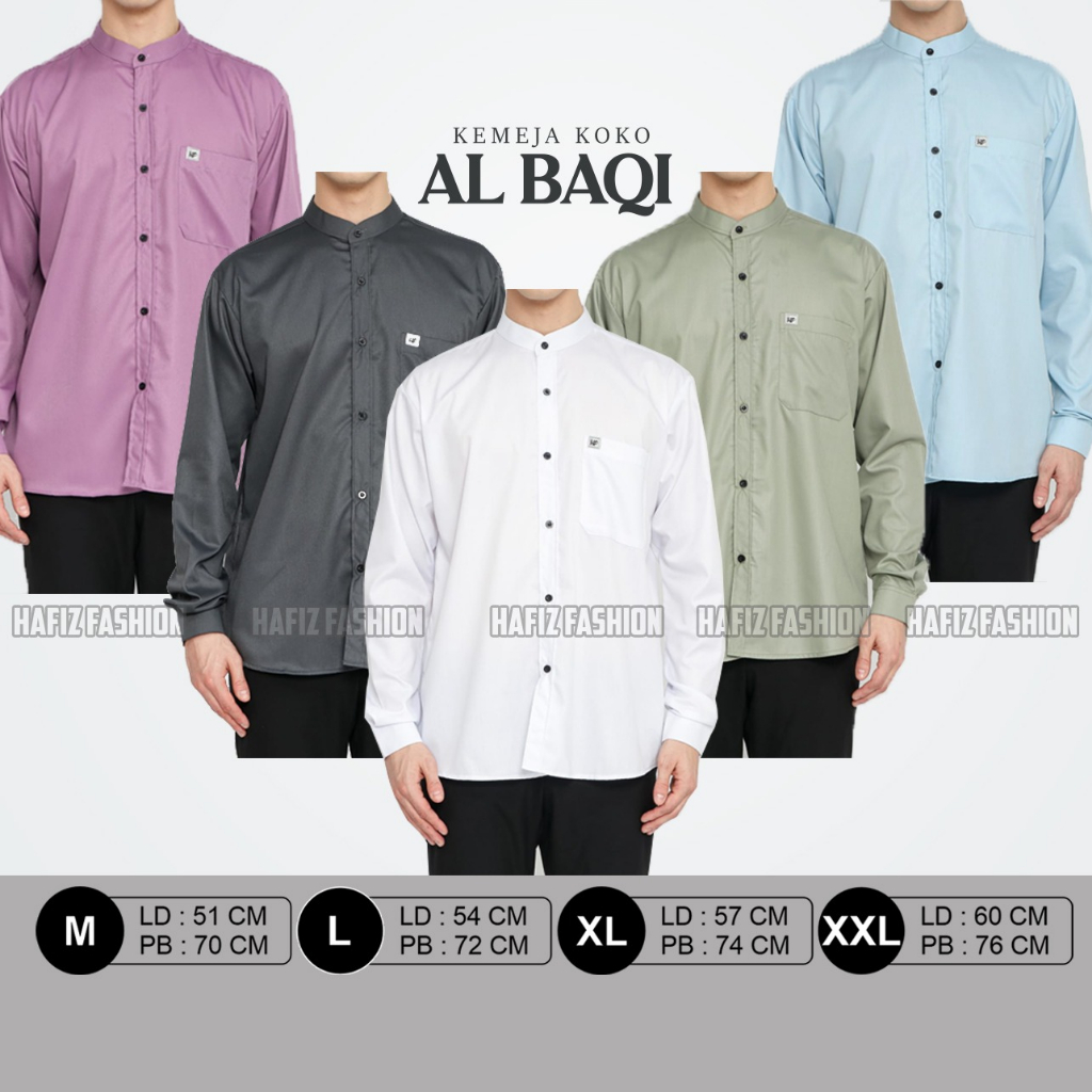 Baju koko hafiz terbaru kemko al baqi ukuran XXL