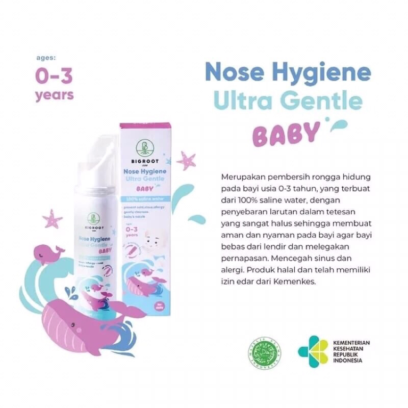 BIGROOT  nose hygiene stuff relief &amp; ultra gentle baby