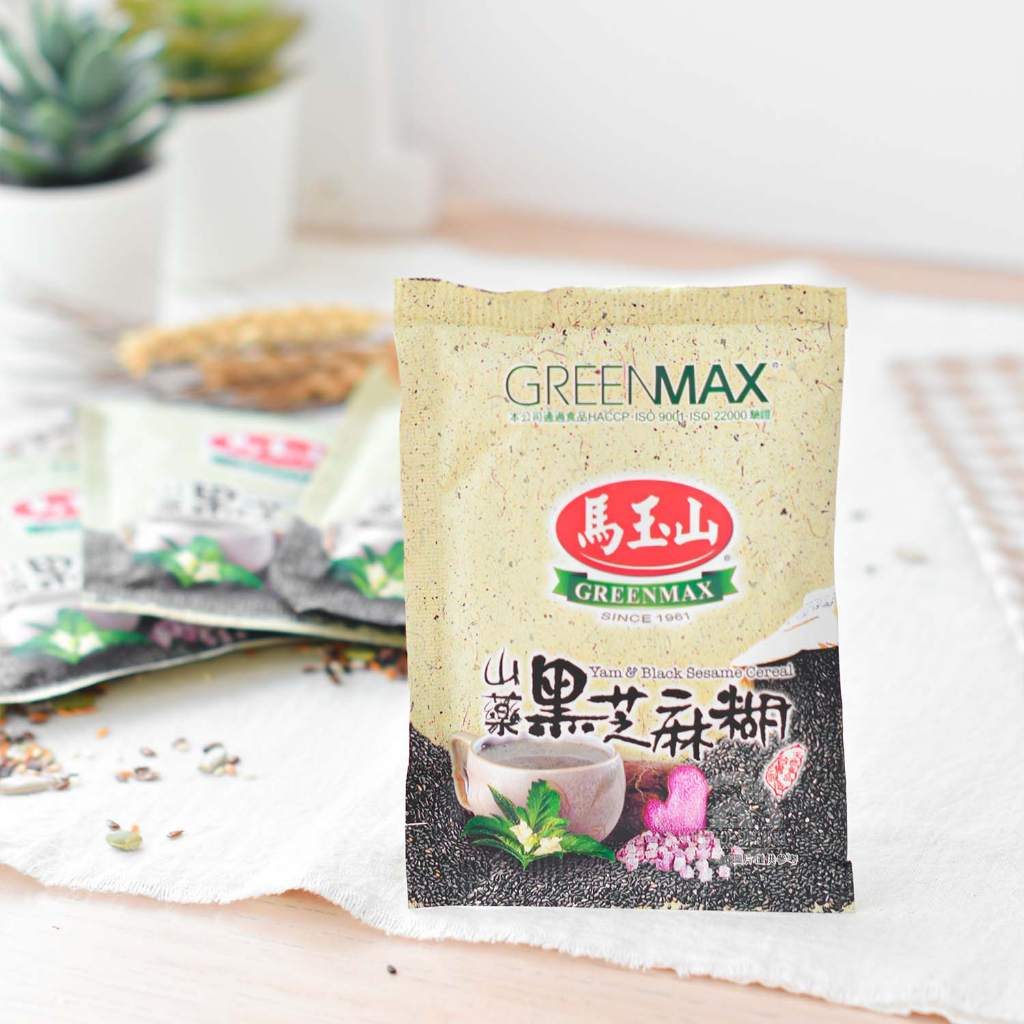 

Greenmax Yam & Black Sesame Cereal Sachet