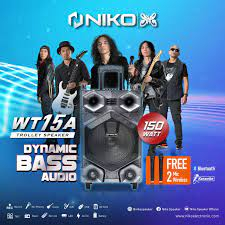 Niko Speaker WT15A Speaker Meeting Karaoke Bluetooth free 2 Mic Wireless