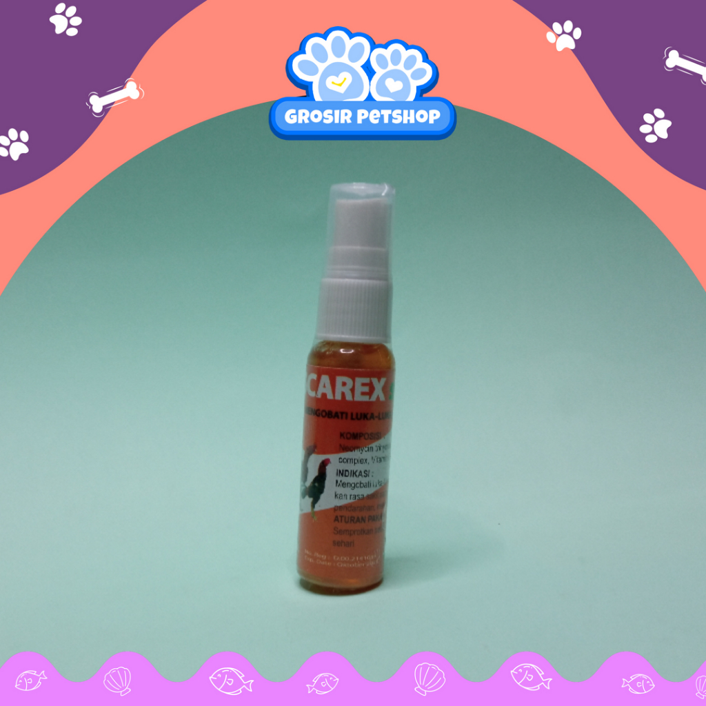 SCAREX SPRAY 30 ML - SPRAY PENGHILANG RASA SAKIT AYAM - OBAT SEMPROT UNTUK LUKA AYAM ADUAN MENGHENTI