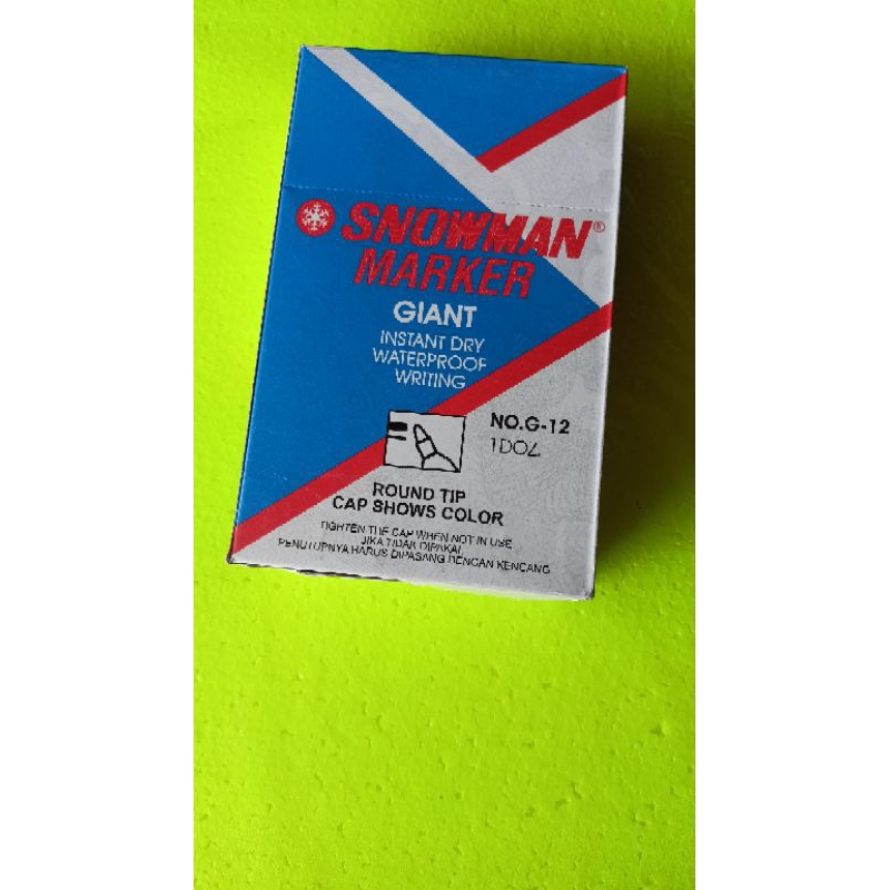 

SNOWMAN MARKER G-12