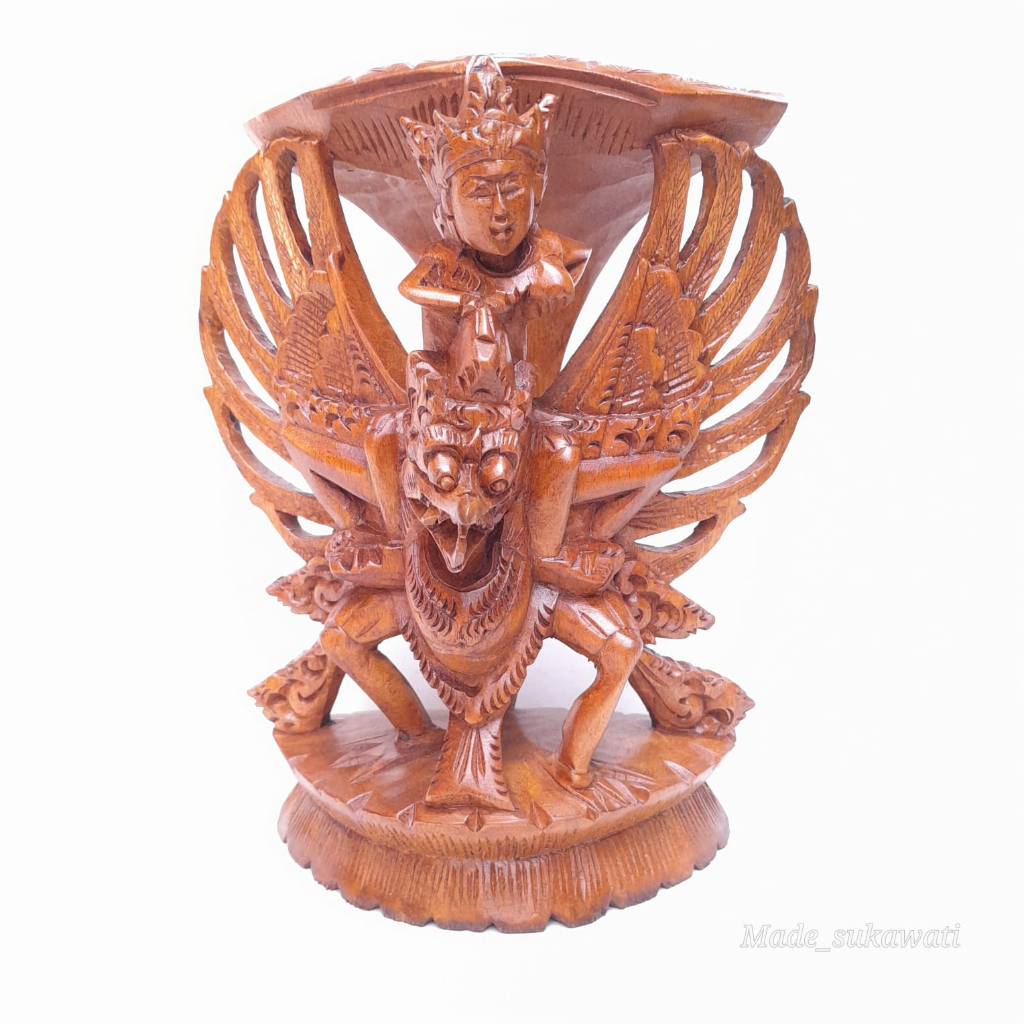 Patung Kayu GWK Garuda Wisnu Kencana kerajinan hiasan dekorasi handmade bali