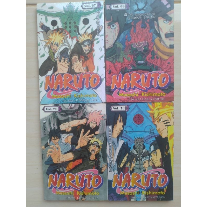 Komik naruto 57,59,70,71