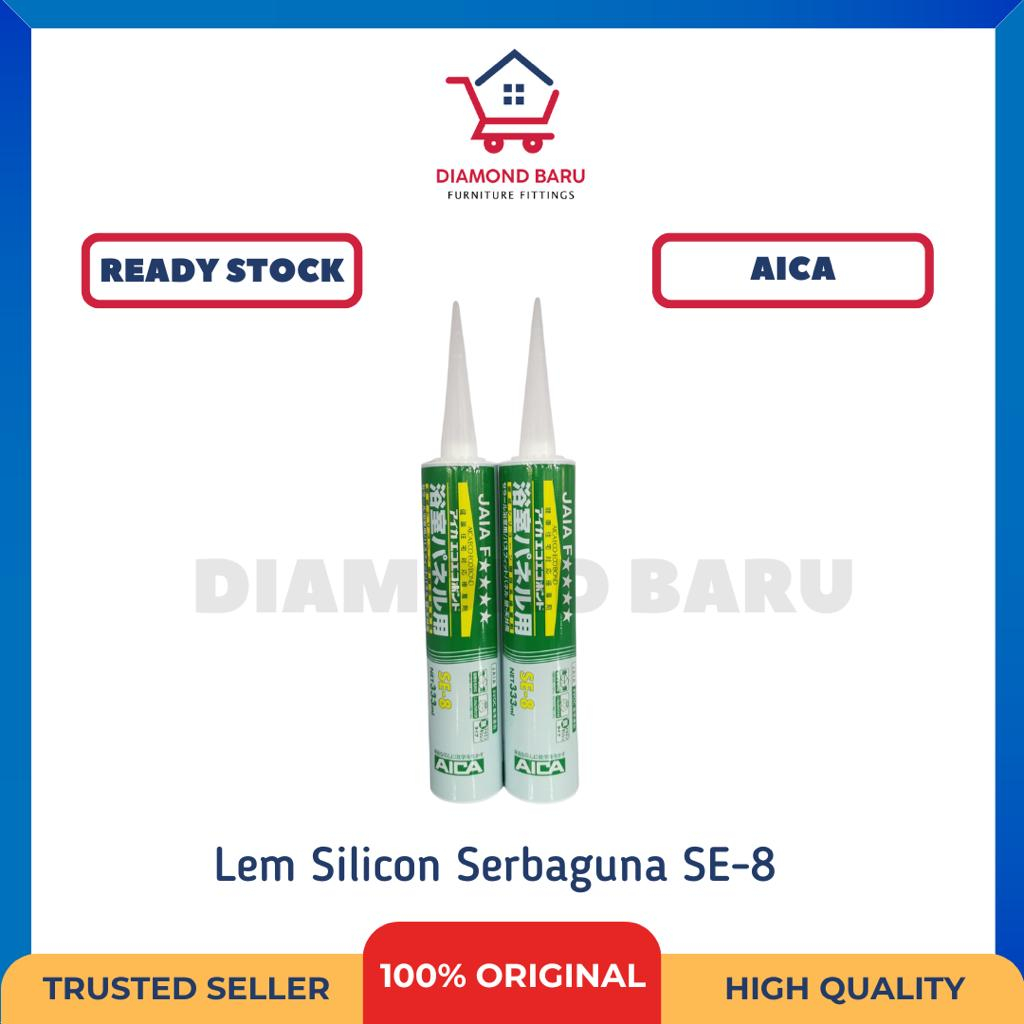Lem Sealant Aica Adhesive SE-8 Putih / Sealant Wall Panel & HPL Toughtop / Lem Adhesive Aica 333ml