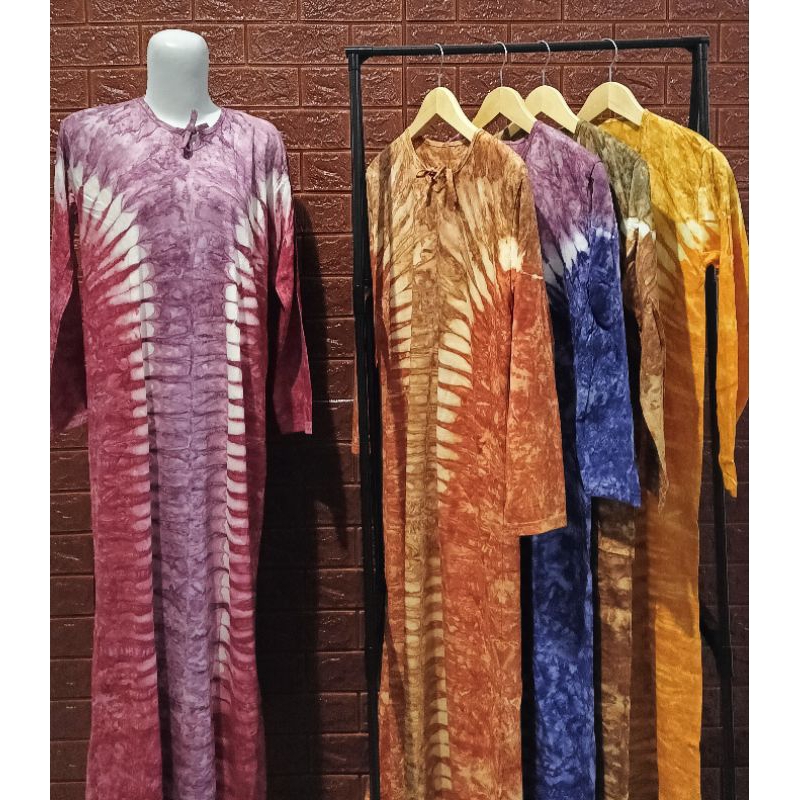 Daster Kaos Long Dress Lengan panjang