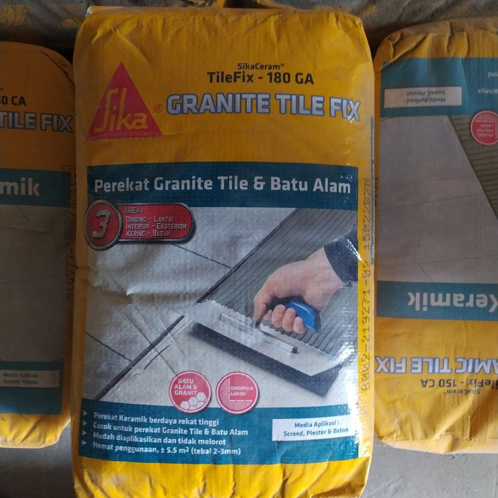 Sika Ceram Tilefix / tile fix 180 GA 25kg perekat granit instant