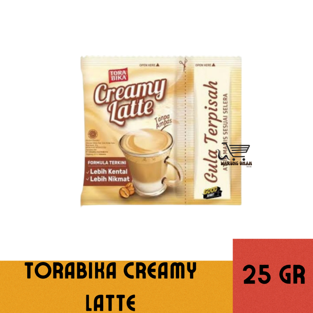 

KOPI INSTAN TORABIKA CREAMY LATTE 25 GR - TERMURAH