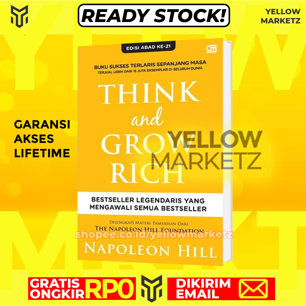 

THINK AND GROW RICH - Seni Berpikir Siap Jadi KAYA - Eʙᴏᴏᴋ