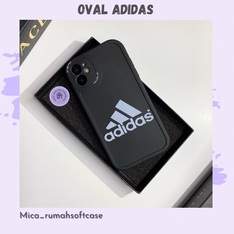 CASE OVAL ADIDAS FOR IPHONE 6/6S 6+/6S+ 7/8 SE 7+/8+ X/XS XR XSMAX 11 12 13 14 PROMAX