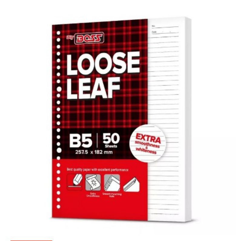 

Kerras Loose Leaf isi Binder Big Boss B5 50 Lembar