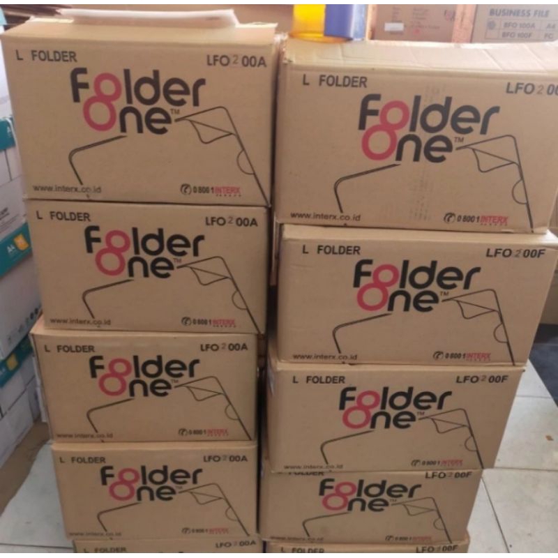 

Map L folio Cpp motif pasir/bening folder one(12pcs)