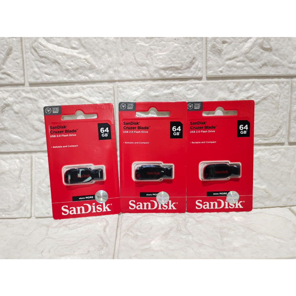 FLASHDISK SANDISK 64 GB ORIGINAL 100%