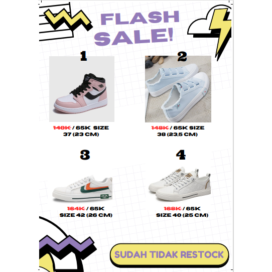 CUCI GUDANG SEPATU IMPORT