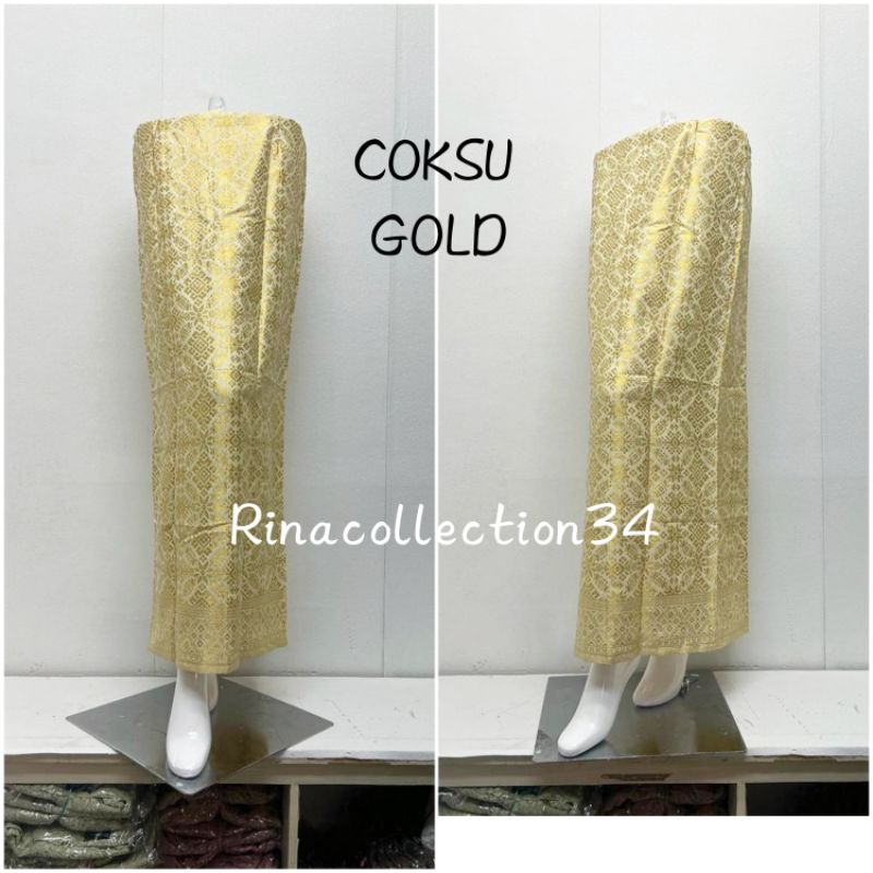 Rok Span Songket. Songket Palembang. Songket. Rok span belah belakang. Rok span