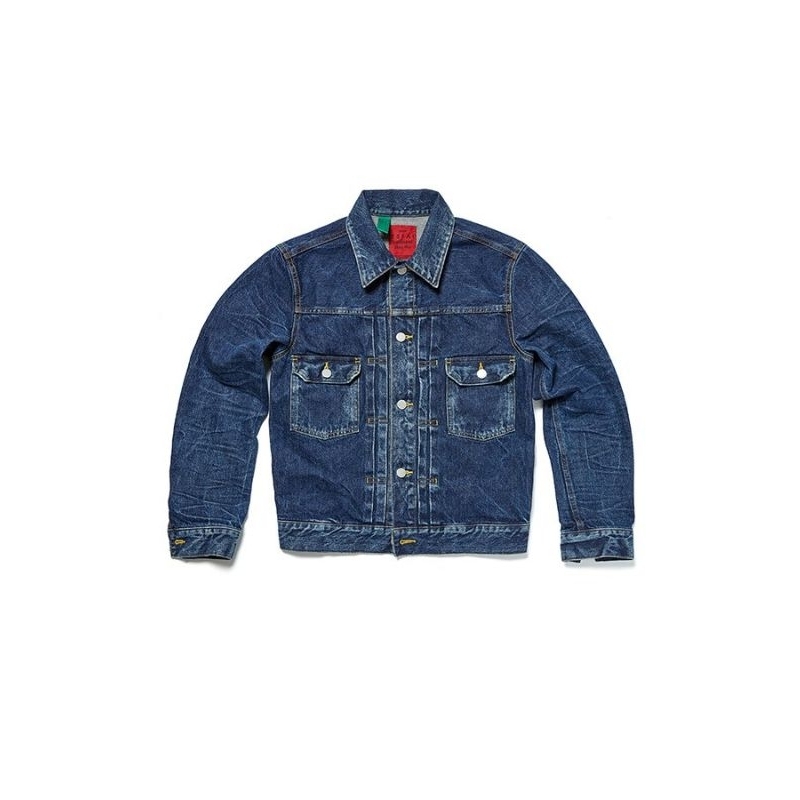 Esfai Seoul Denim Jacket Type 2 Washed/Jaket Jeans Type II Padding