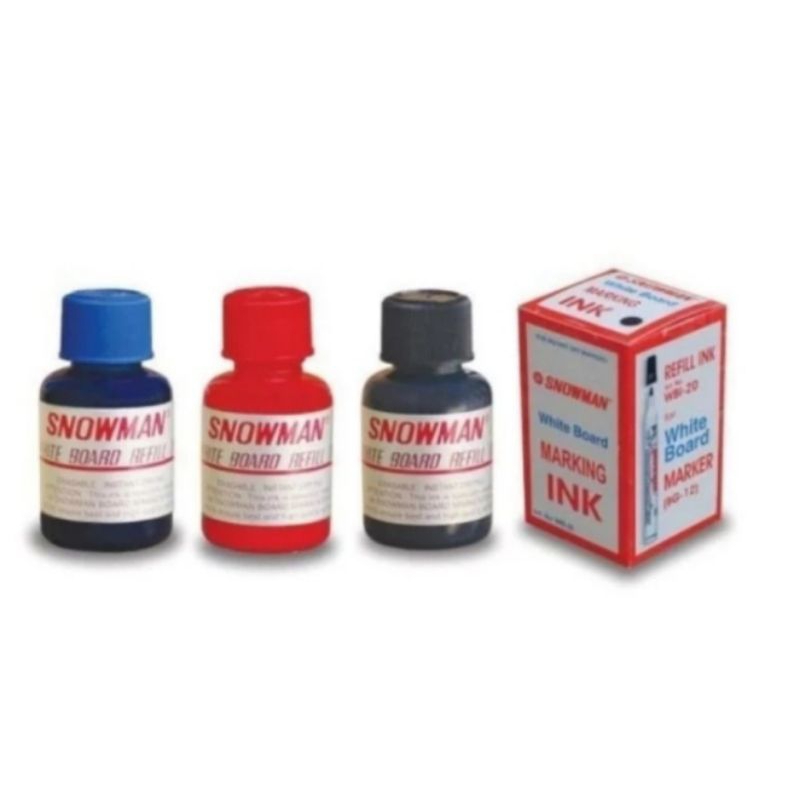 

isi refil tinta Snowman Whiteboard-Hitam