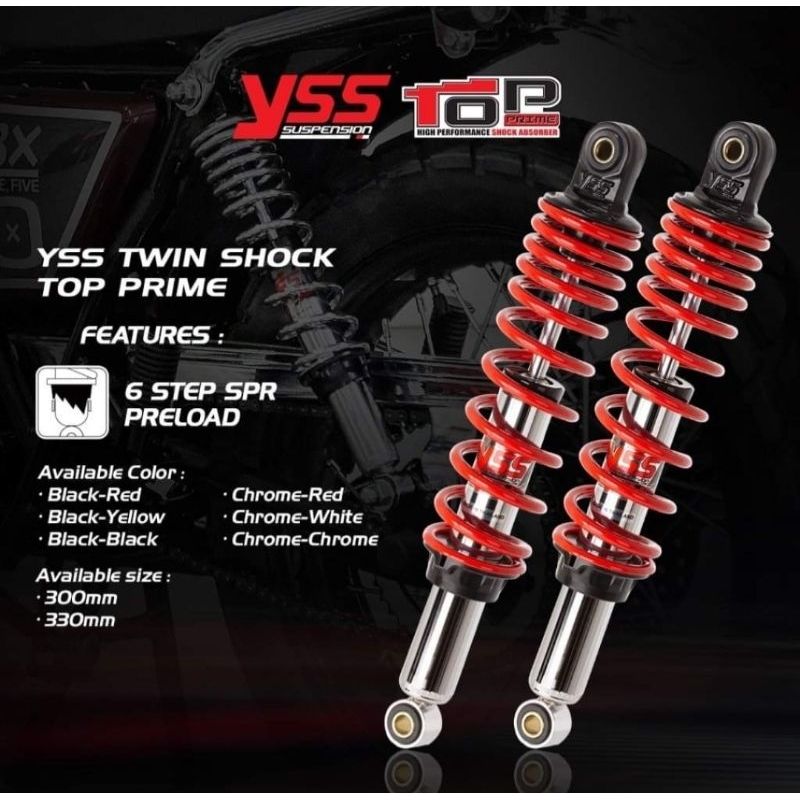 Shock yss twin top prime 280 dan 340 // shock belakang yss // shock belakang bebek // shock yss