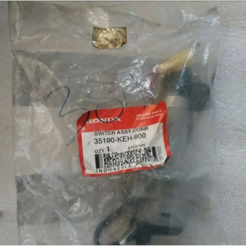 KUNCI KONTAK SET KEYSET KEY SET HONDA GL PRO SERIES BLACK ENGINE GLPRO GL1600 GL160 KUNCI HELM KUNCI
