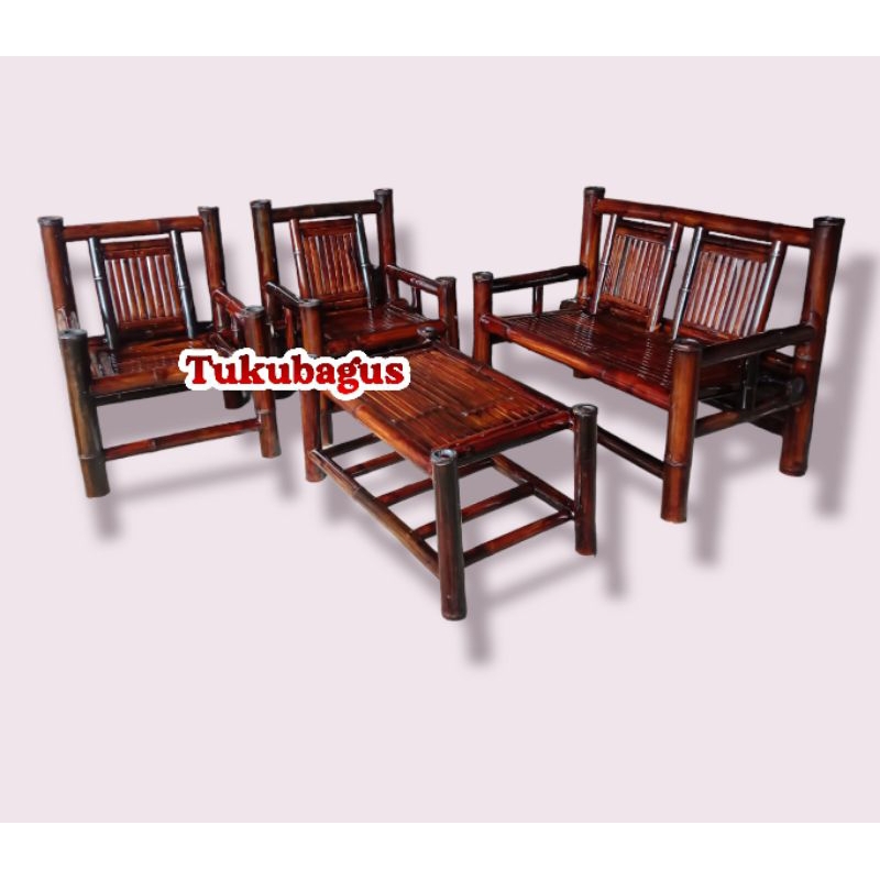 kursi bambu teras murah mojokerto