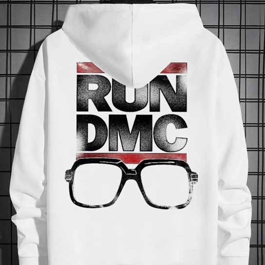 Jaket Hoodie Run DMC Bahan Cotton Fleece [Hoodie Jumper & Ritsleting]