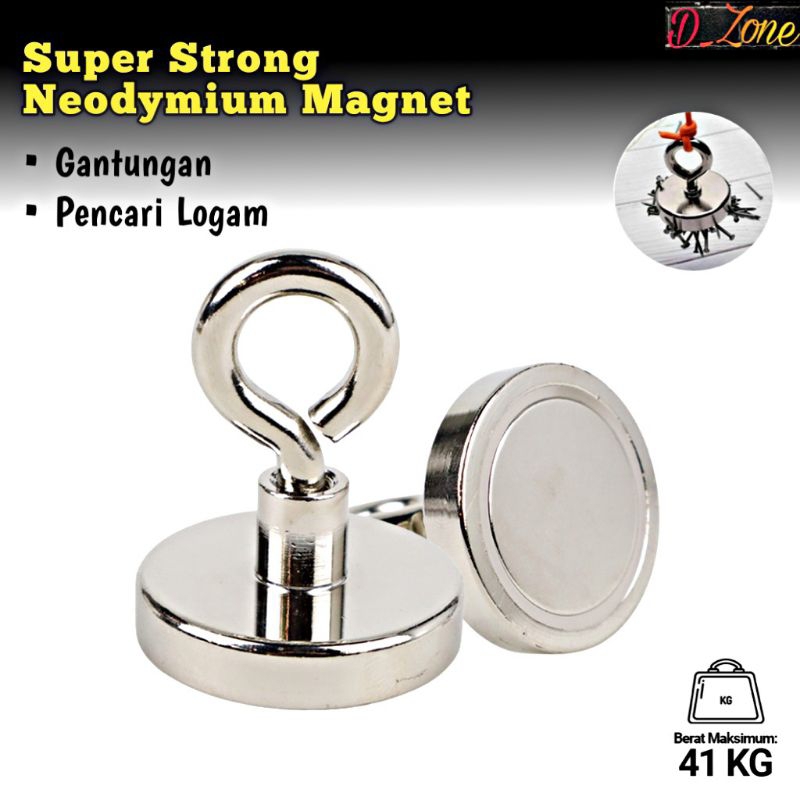 Super Strong Neodymium Magnet Gantungan Sheep Eye Hook Magnet Pencari Logam