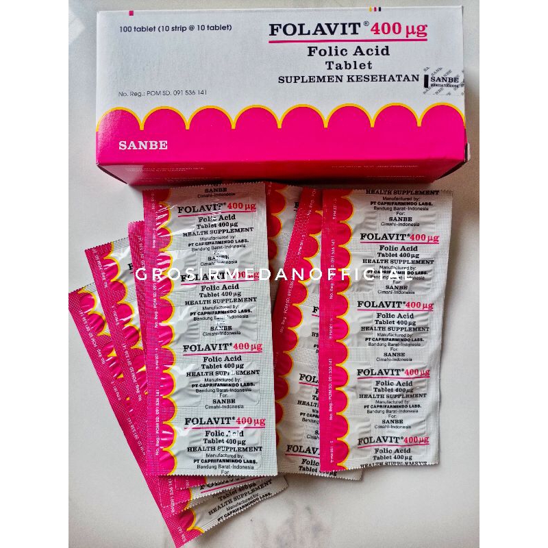 FOLAVIT ASAM FOLAT 400 MCG