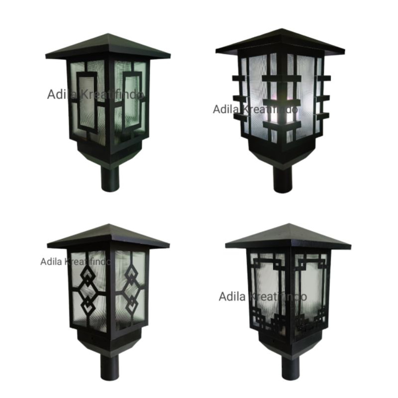 Lampu Pagar Depan rumah / lampu pilar /lampu minimalis pagar / lampu taman / lampu outdoor /lampu st