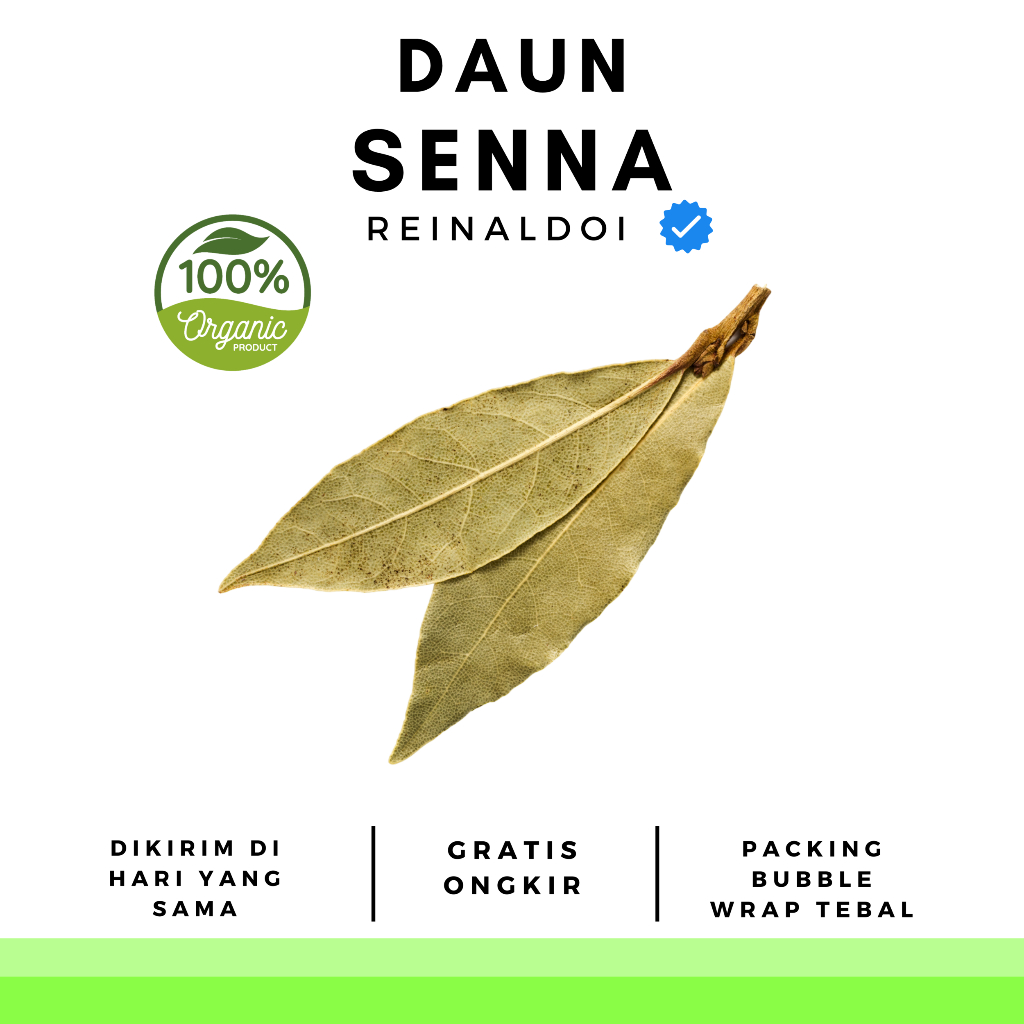 

Teh Daun Jati Cina Kering Senna Leaf Tea 100 GR