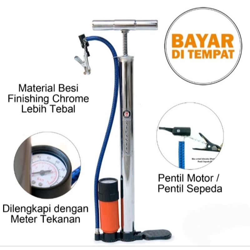 PROMO POMPA TABUNG ATLANTIS POMPA ANGIN POMPA BAN SEPEDA SEPEDA MOTOR KOMPA BAN KOMPA ANGIN KOMPA