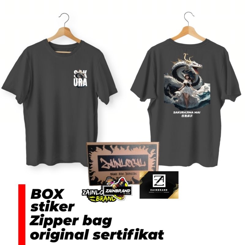 KAOS PRIA/WANITA  KEREN ANIME SAKURAJIMA MAI 3D