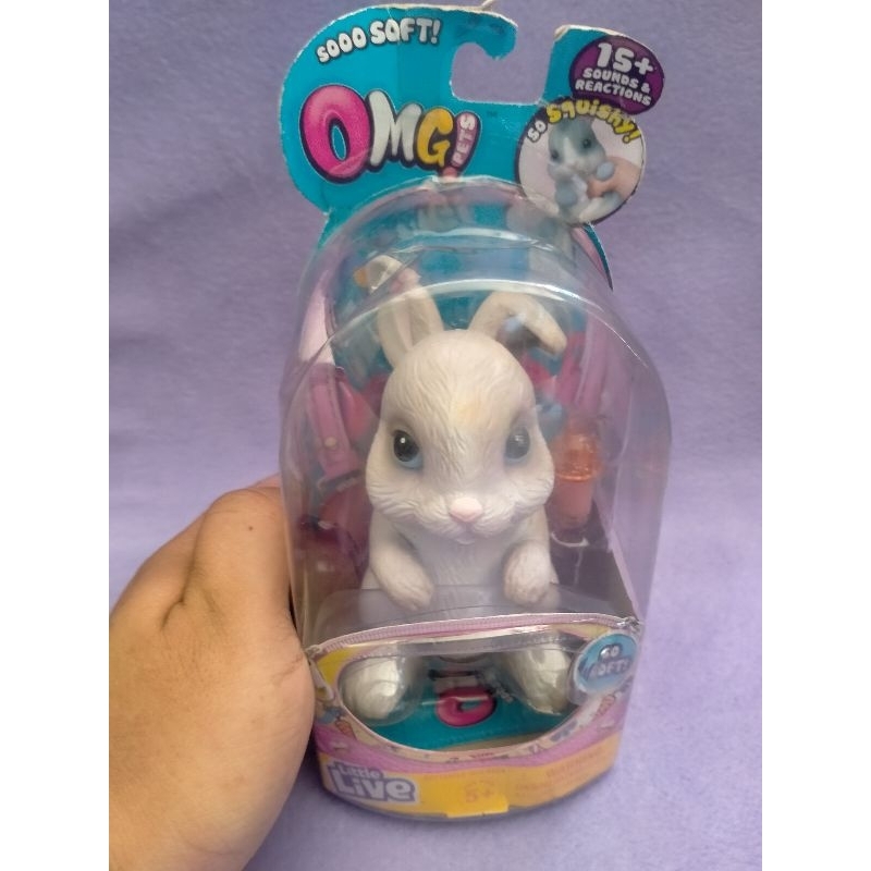 Little Live Pets OMG Pets Baby Bunny Soft Squishy