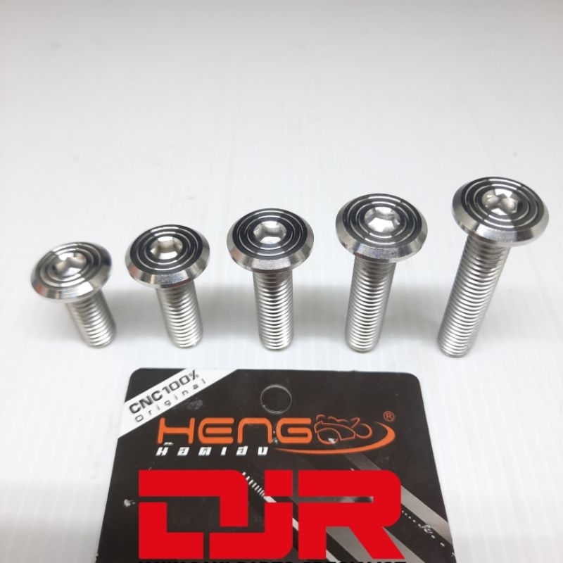probolt stainless baut 12 m8 panjang 1cm - 4cm payung spiral SLASH original heng thailand
