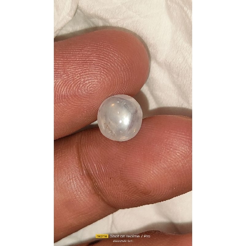 Natural batu yakut putih/white sapphire srilangka 2.90cts no treatment