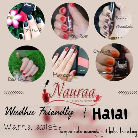 Nauraa Kutek Muslimah Hena Naura Nail Henna