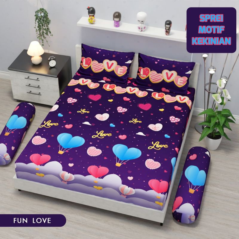 Sprei Motif Love Sprei Motif Hati Sprei Motif Fun Love Sprei Motif Anak Sprei Murah Sprei Cantik Spr