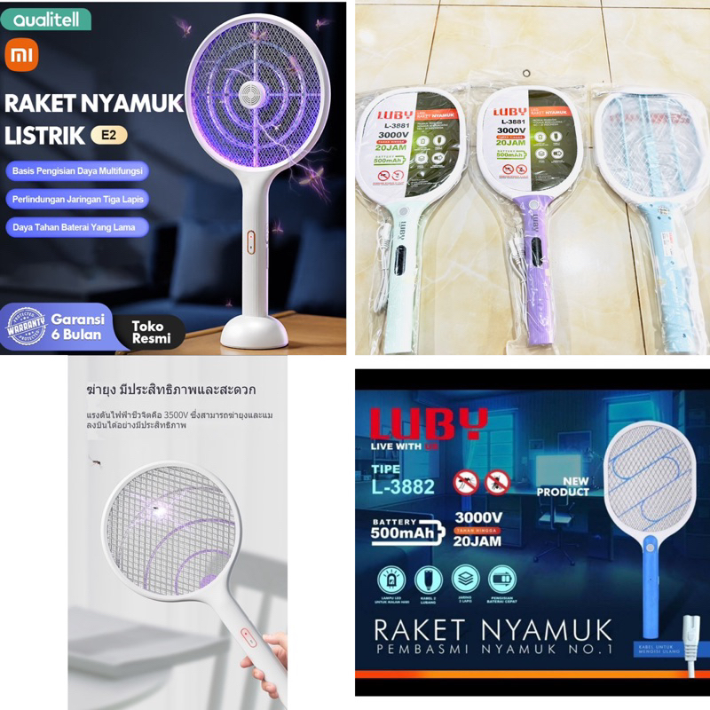 Raket Nyamuk Luby / Raket Nyamuk Elektrik Berkualitas Terbaik No 1 Original SNI /Raket Nyamuk perang