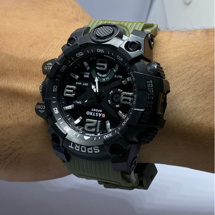 Jam Tangan QQ Rubber Jarum Anti Air / Jam Olahraga Pria / Jam Tangan Sporty Pria / Jam Tangan Waterr