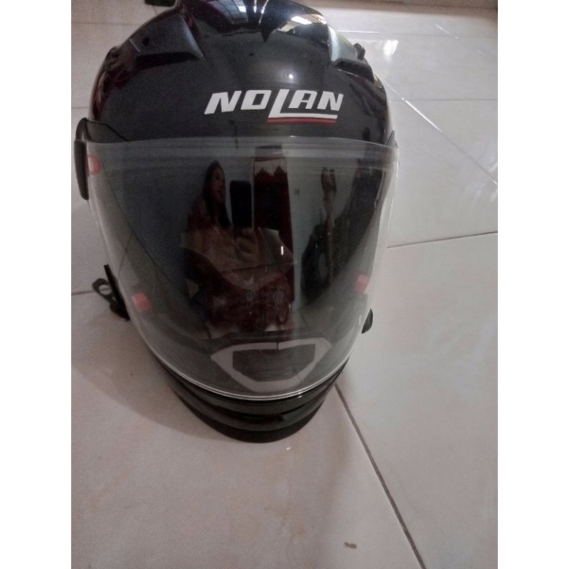 helm Zeus full face hitam preloved
