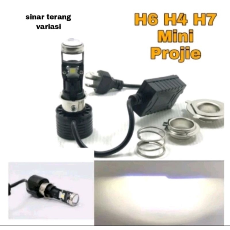 Lampu LED h6 projector m8 cut off Shinagawa - Lampu depan projector h6 mini cut off