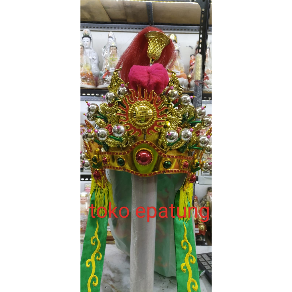 topi tatung / tiau tang - jendral - hijau